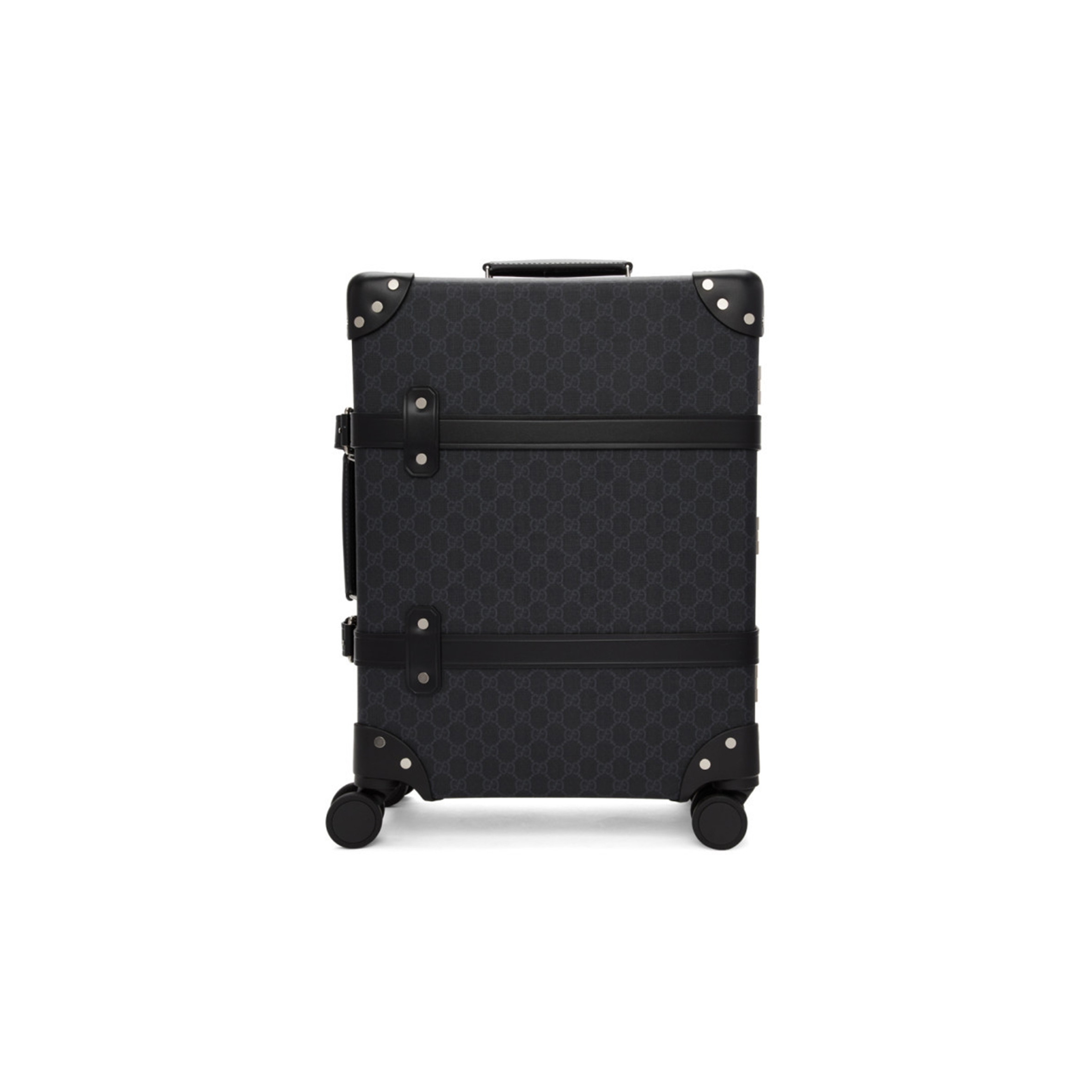 GUCCI BLACK GLOBE-TROTTER EDITION GG CARRY-ON SUITCASE (48*37*17cm)